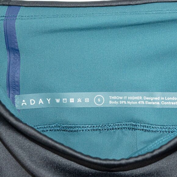 ADAY Women's Throw it Higher Leggings blue Teal Size Small - Picture 4 of 9